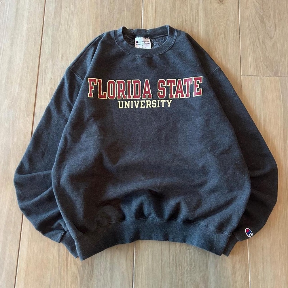 Vintage Y2k Champion Florida State University crewneck sweatshirt Size M